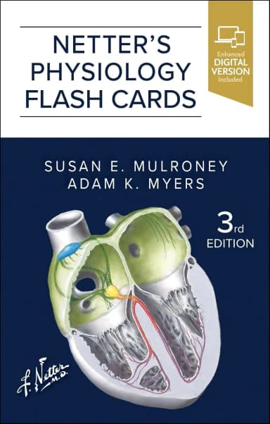 Image of - Netter's Physiology Flash Cards-2E