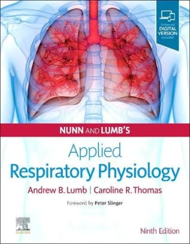 Image of - Nunn and Lumb's Applied Respiratory Physiology- 9th Edition