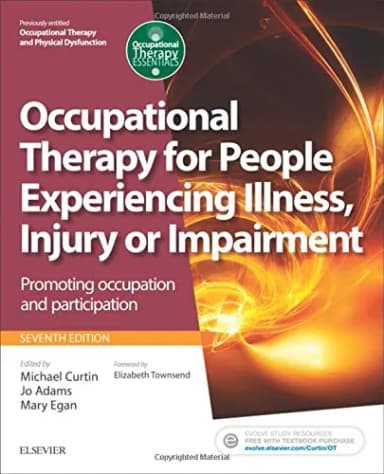 Image of - Occupational Therapy for People Experiencing Illness Injury or Impairment - 7th Edition