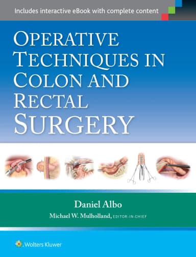 Image of - Operative Techniques in Colon and Rectal Surgery | 1st Edition