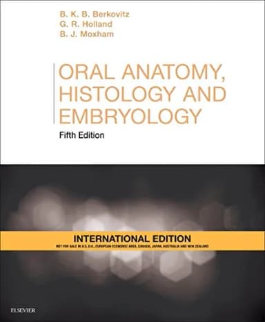 Image of - Oral Anatomy Histology and Embryology - 1st Edition