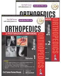 Image of - ORTHOPEDICS (A POSTGRADUATE COMPANION) 2 VOLUMES