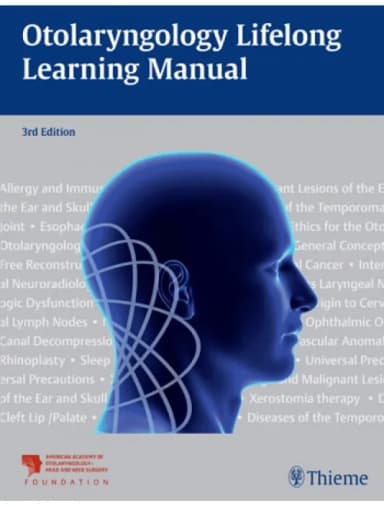 Image of - Otolaryngology Lifelong Learning Manual - 3rd Edition