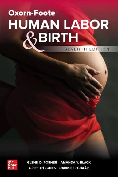 Image of - Oxorn Foote Human Labor And Birth - 7E