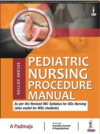 Image of - Pediatric Nursing Procedure Manual