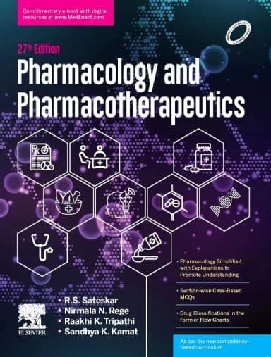 Image of - Pharmacology and Pharmacotherapeutics- 27E