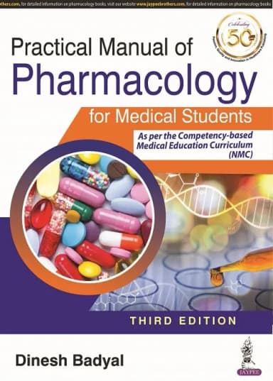 Image of - Pharmacology for Medical Students Practical Manual - 3rd Edition