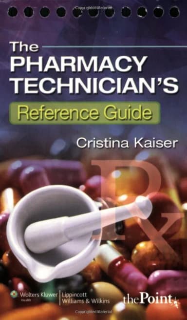 Image of - Pharmacy Tech Reference Guide | 1st Edition