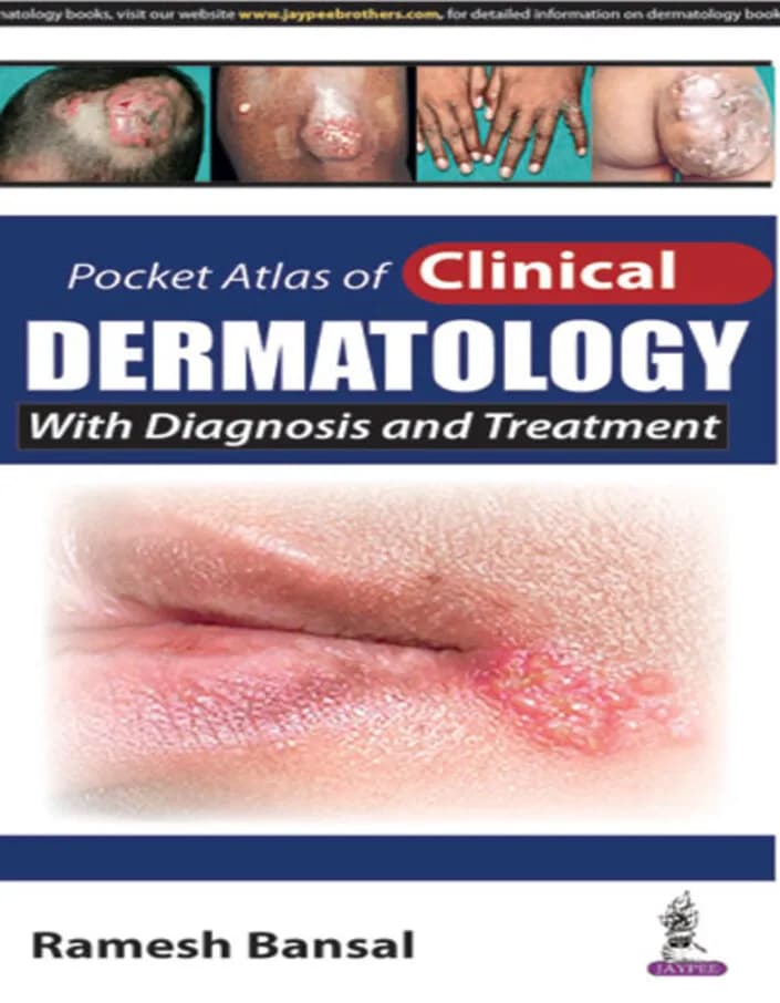 Pocket Atlas Clinical Dermatology Diagnosis and Treatment - 1st Edition