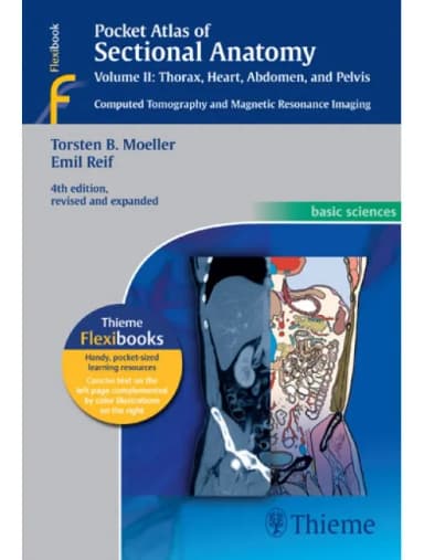 Image of - Pocket Atlas of Sectional Anatomy Volume II Thorax - 4th Edition Indian Reprint
