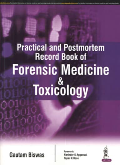 Image of - Practical and Postmortem Record Book of Forensic Medicine and Toxicology