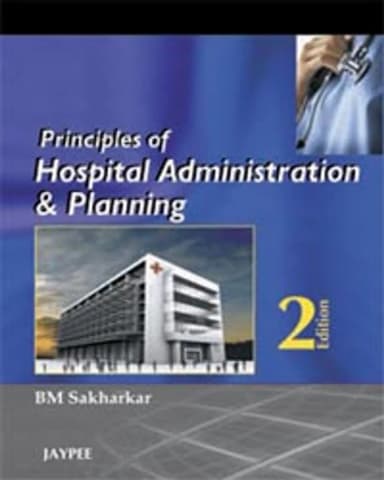 Image of - Principles of Hospital Administration and Planning