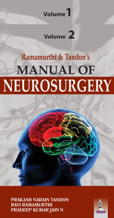 Image of - Ramamurthi & Tandons Manual of Neurosurgery (Two Volume set)