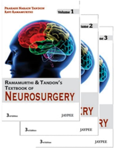 Image of - Ramamurthi & Tandon's Textbook of Neurosurgery (3 Volumes)