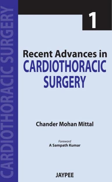 Image of - Recent Advances in Cardiothoracic Surgery-I
