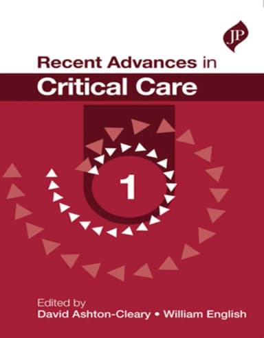 Image of - Recent Advances in Critical Care - 1