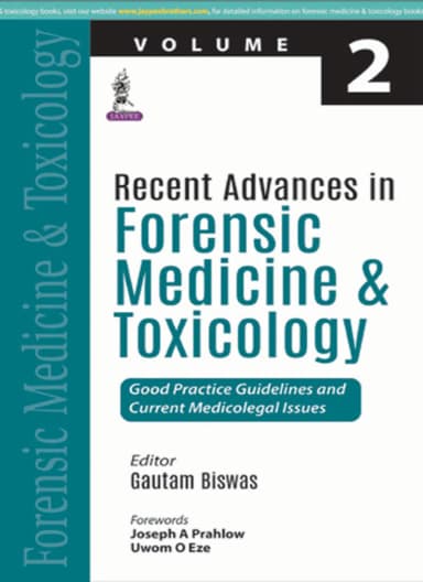 Image of - Recent Advances in Forensic Medicine and Toxicology (Volume 2)
