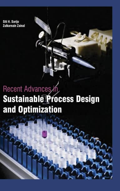 Image of - Recent Advances In Sustainablelprocess Design And Optimization (HB 2017)