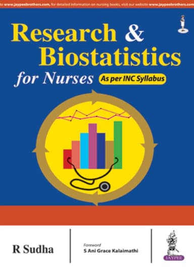 Image of - Research and Biostatistics for Nurses (As per INC Syllabus)