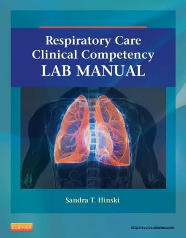 Image of - Respiratory Care Clinical Competency Lab Manual-1E