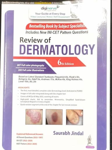 Image of - Review Of Dermatology - 6th Edition 2022