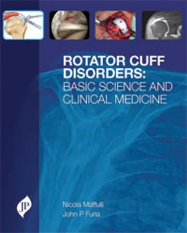 Image of - Rotator Cuff Disorders | Basic Science and Clinical Medicine