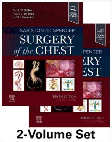 Image of - Sabiston and Spencer's Surgery of the Chest: 2-Volume Set - 10E