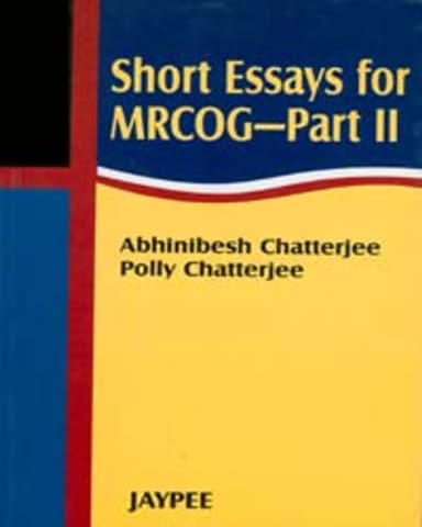 Image of - Short Essays for MRCOG-Part II