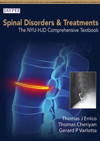 Image of - Spine Disorders And Treatments:the Nyu-hjd Comprehensive Textbook