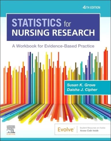 Image of - Statistics for Nursing Research: A Workbook for Evidence-Based Practice - 4E