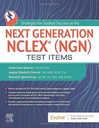 Image of - Strategies for Student Success on the Next Generation NCLEX® (NGN) Test Items:  1E