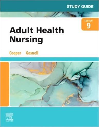 Image of - Study Guide for Adult Health Nursing-9E