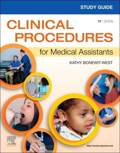 Image of - Study Guide for Clinical Procedures for Medical Assistants - 11E