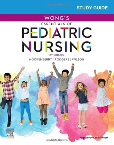 Image of - Study Guide for Wong's Essentials of Pediatric Nursing-11E