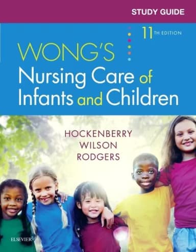 Image of - Study Guide for Wong's Nursing Care of Infants and Children -11E