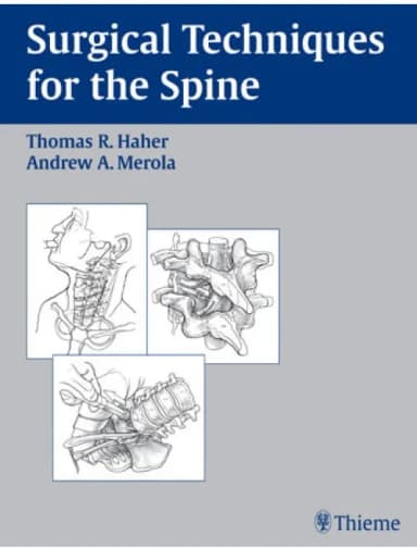 Image of - Surgical Techniques for the Spine - 1st Edition