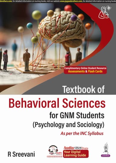 Image of - Textbook of Behavioral Sciences for GNM Students (Psychology and Sociology)