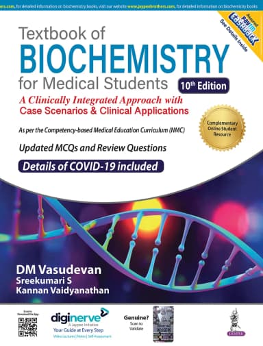 Image of - Textbook of Biochemistry for Medical Students - 10th Edition 2023