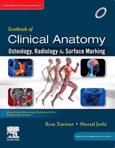 Image of - Textbook of Clinical Anatomy, Osteology, Radiology & Surface Marking -1E
