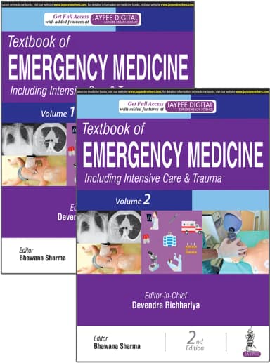 Image of - Textbook of Emergency Medicine | Including Intensive Care & Trauma (2 Volumes)