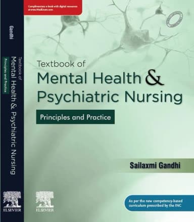 Image of - Textbook of Mental Health & Psychiatric Nursing: Principles & Practice -1E