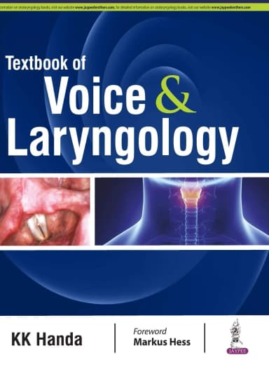 Image of - Textbook of Voice and Laryngology - 1st Edition