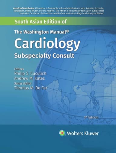 Image of - The Washington Manual Cardiology Subspecialty Consult - 3E