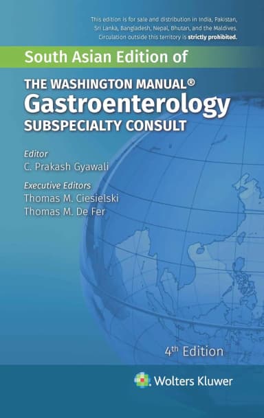 Image of - The Washington Manual Gastroenterology Subspecialty Consult - 4E