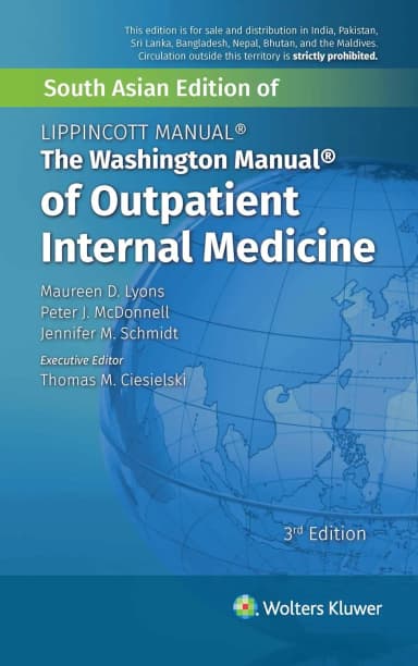 Image of - The Washington Manual of Outpatient Internal Medicine -3E