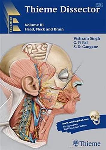 Image of - Thieme Dissector Head, Neck and Brain Volume 3 - 1st Edition