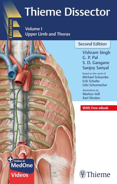 Image of - Thieme Dissector Upper Limb and Thorax Volume 1 2nd Ed.
