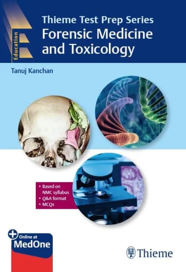 Image of - Thieme Test Prep Series Forensic Medicine and Toxicology-1E