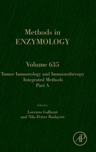 Thumbnail - Tumor Immunology and Immunotherapy - Integrated Methods Part A Volume 635 - 1st Edition