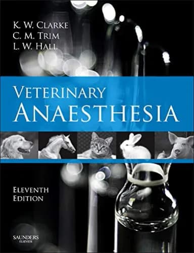 Image of - Veterinary Anaesthesia - 11th Edition
